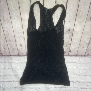 Spencer's by Body Rage Black Sheer leaf pattern lingerie intimate dress 1X-2X